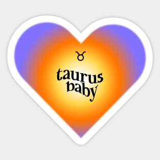 taurus baby Sticker